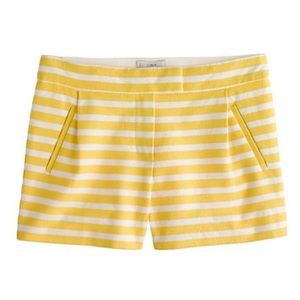 J Crew Stripe Textured Shorts (Size 4)